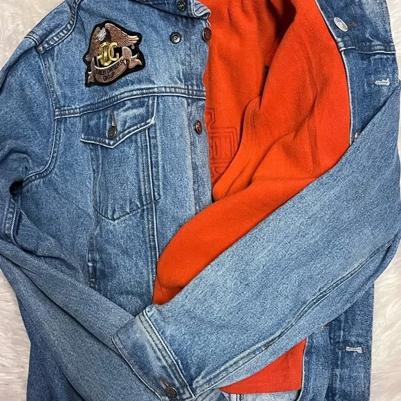 Vintage Denim Harley Davidson Jacket